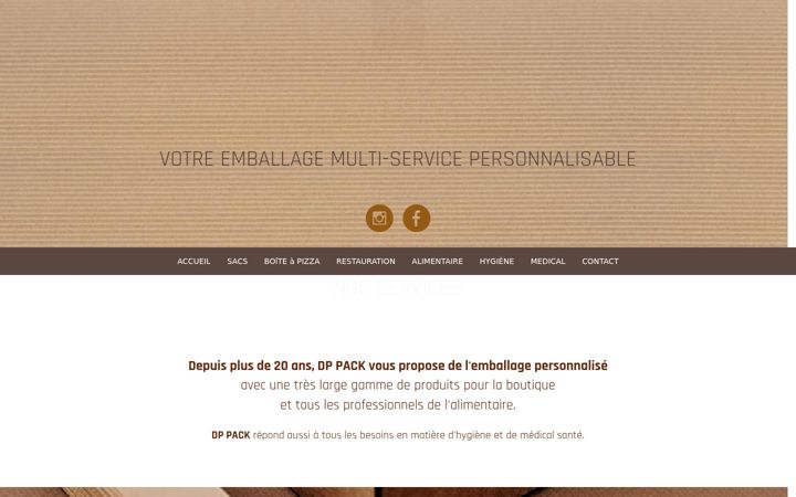 Screenshot of dppack.fr