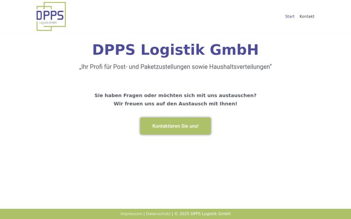 Screenshot of dpps-logistik.com