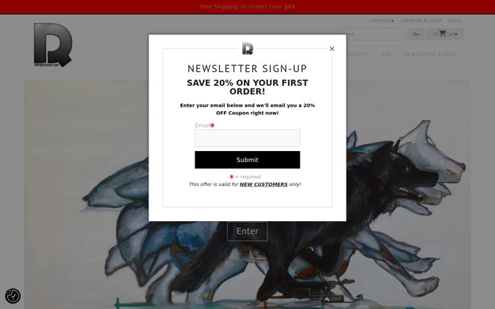 Screenshot of dpqstudios.com