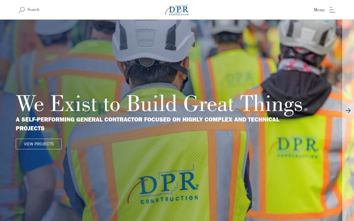 Screenshot of dpr.com