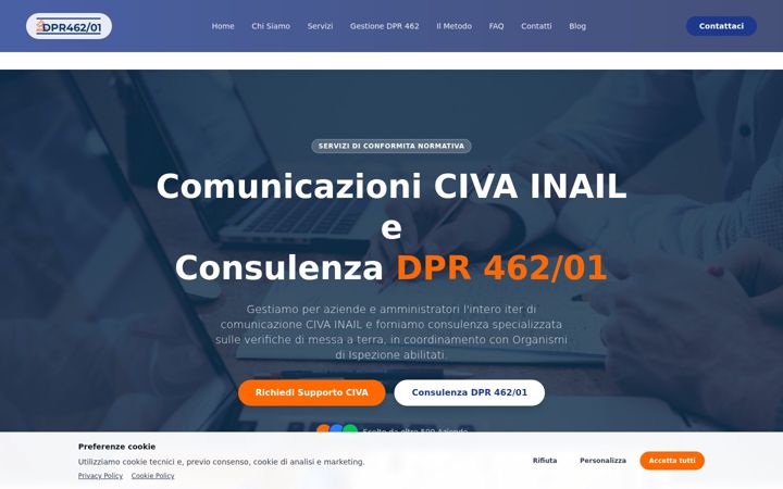 Screenshot of dpr462.it