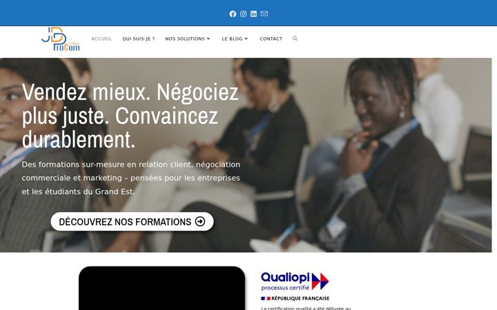 Екранна снимка на dprocom.fr