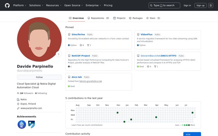 Screenshot of dprojects.it
