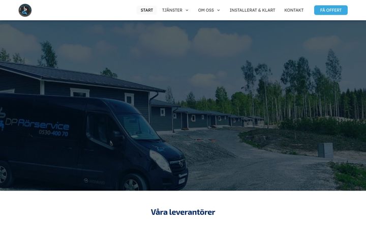 Captură de ecran a dprorservice.se