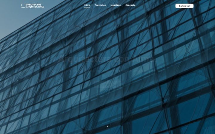 Screenshot di dproyectos.es