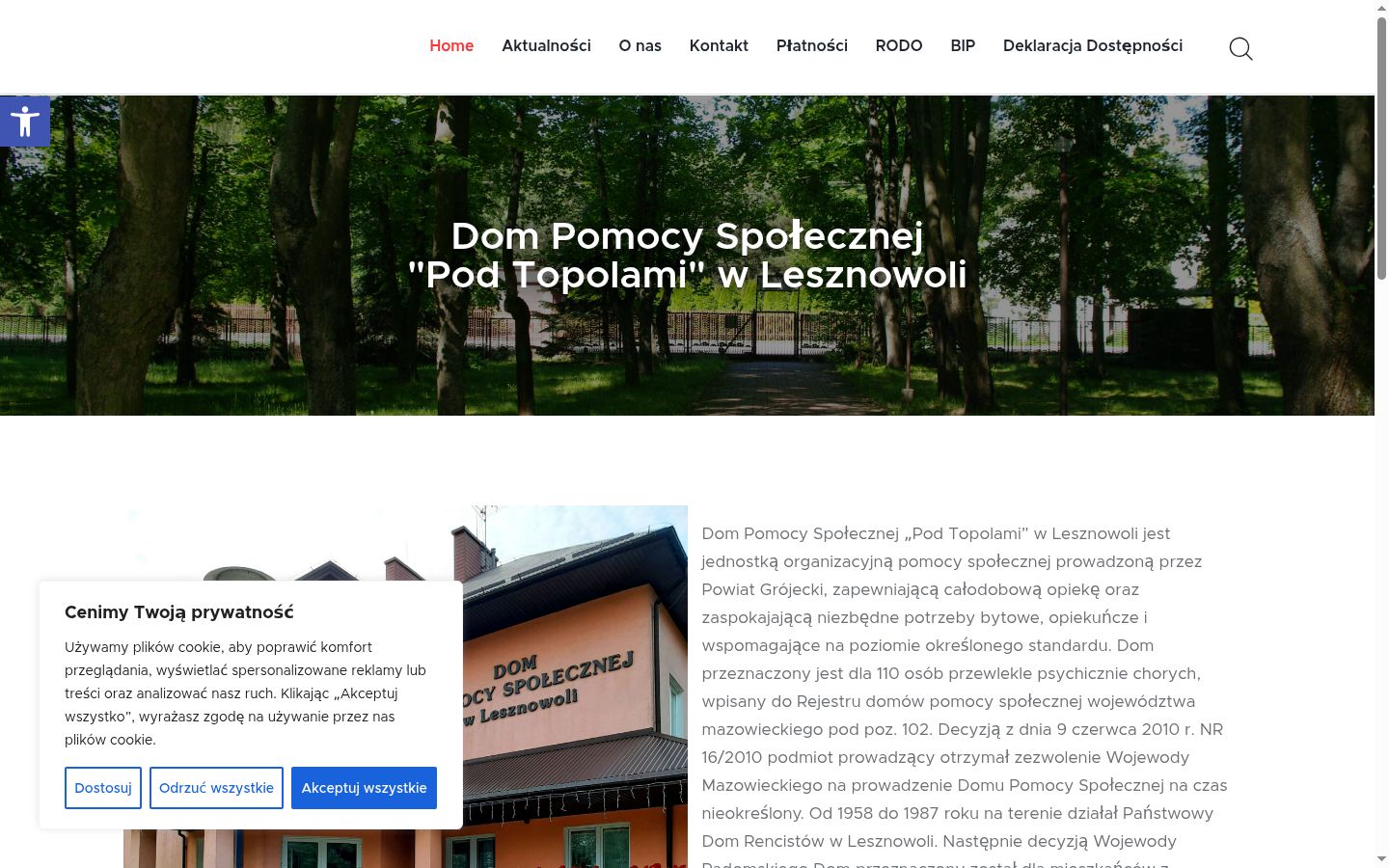 Screenshot tal-banner tal-kunsens muri qabel kwalunkwe interazzjoni