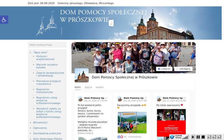 Screenshot ta' dps-proszkow.pl