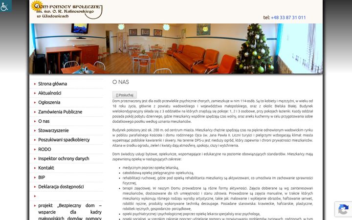 Screenshot ta' dps-wadowice.pl