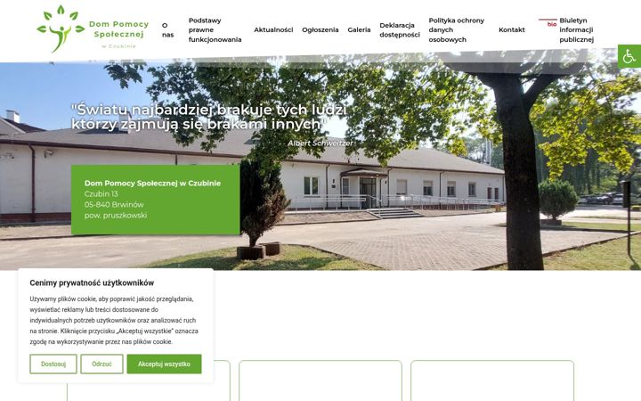 Screenshot ta' dpsczubin.com.pl