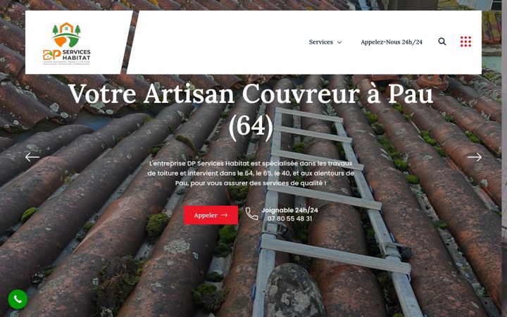 Screenshot of dpserviceshabitat.fr