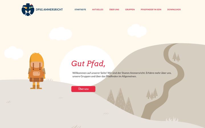 Snímek obrazovky dpsg-ammersricht.de