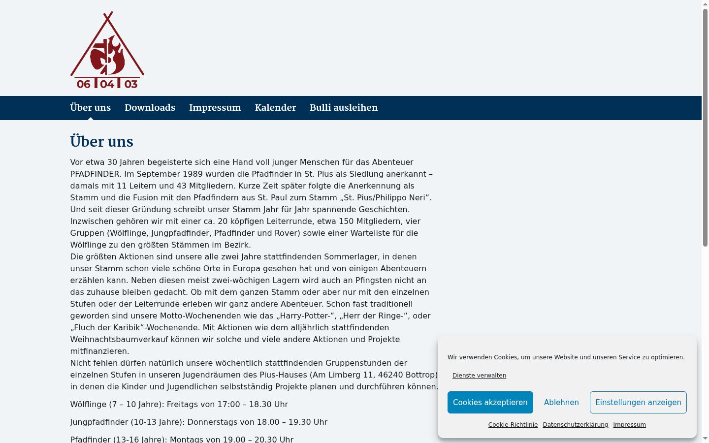 Screenshot tal-banner tal-kunsens muri qabel kwalunkwe interazzjoni