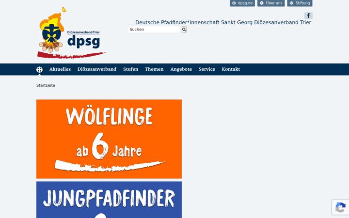 Screenshot of dpsg-trier.de