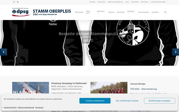 Screenshot of dpsgoberpleis.de