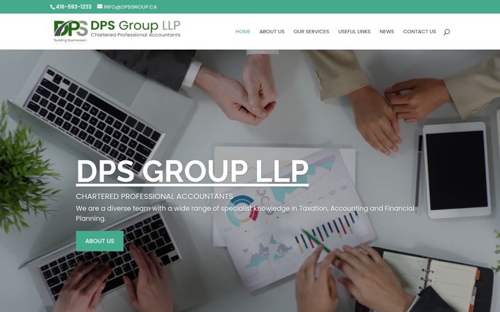 Captura de pantalla de dpsgroup.ca
