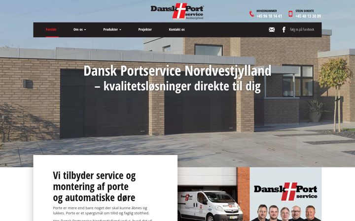 Snímek obrazovky dpsnordvest.dk