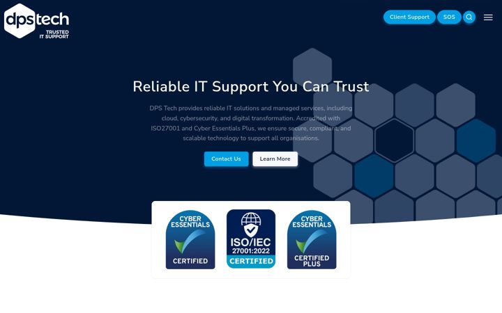 Screenshot of dpstech.co.uk