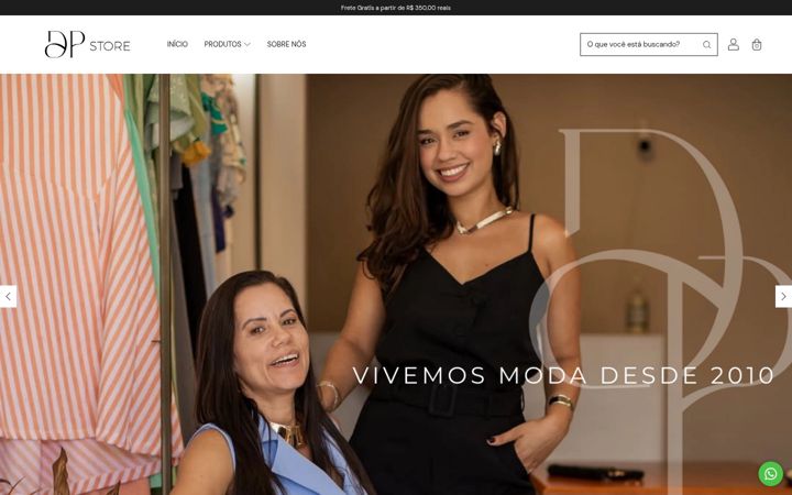 Screenshot of dpstorevirtual.com