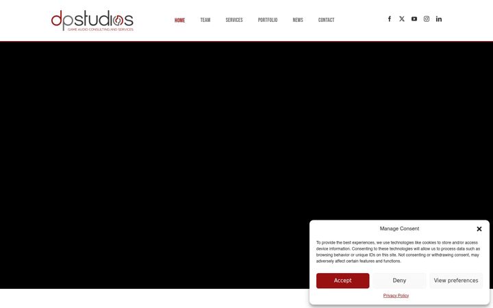 Screenshot of dpstudios.it