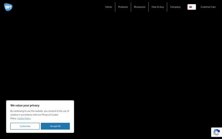 Screenshot of dptcorporate.com
