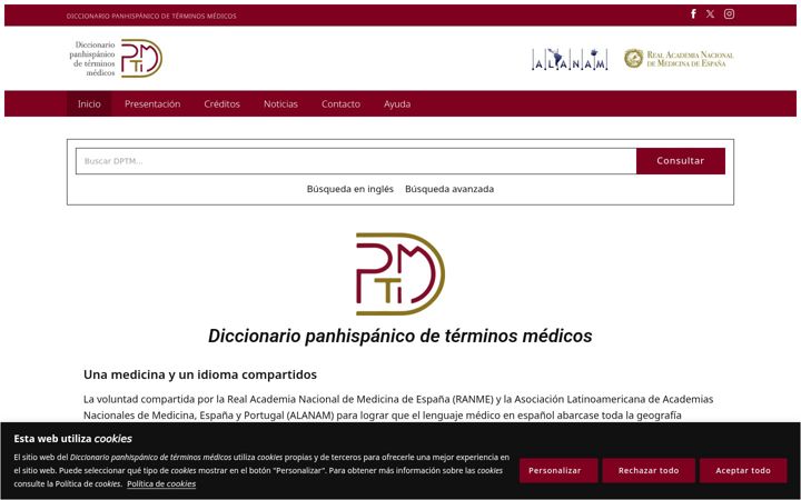Screenshot di dptm.es