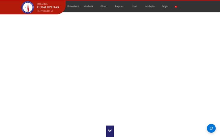 Screenshot of dpu.edu.tr