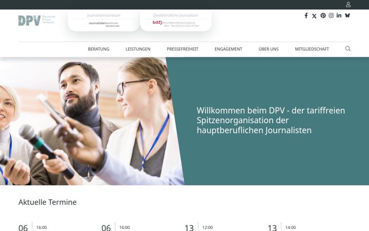 Screenshot of dpv.org