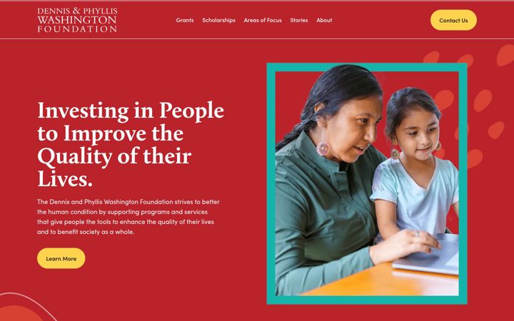 Screenshot of dpwfoundation.org