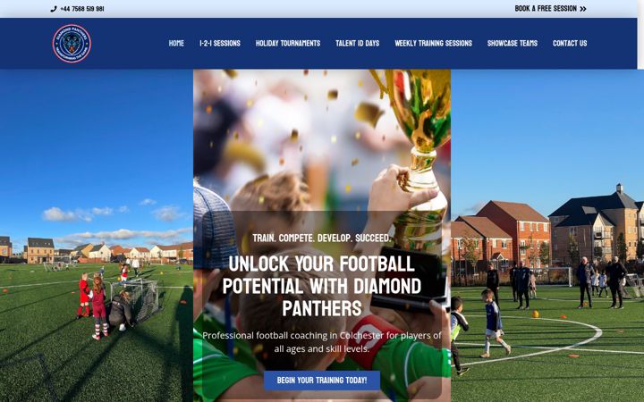 Screenshot of dpxfootball.co.uk