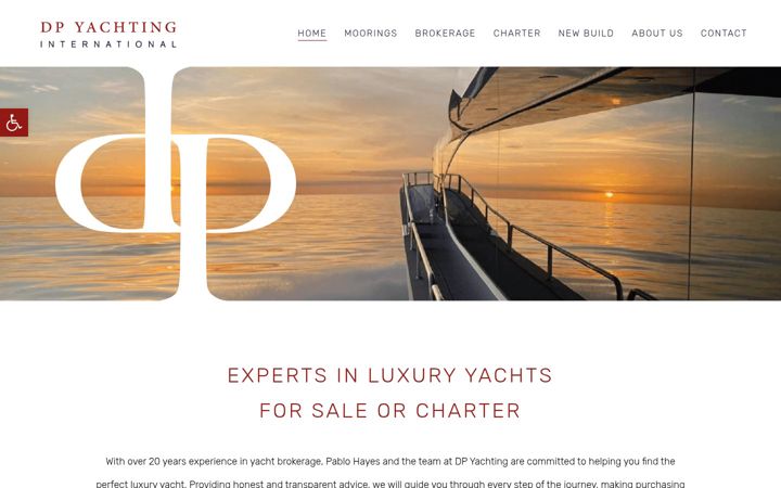 Screenshot of dpyachting.com