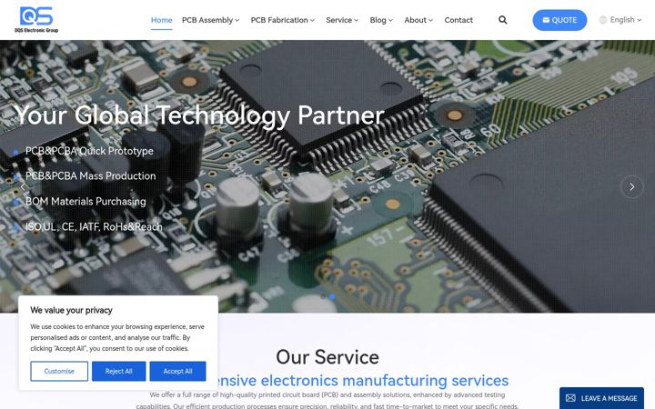 Screenshot of dqspcba.com