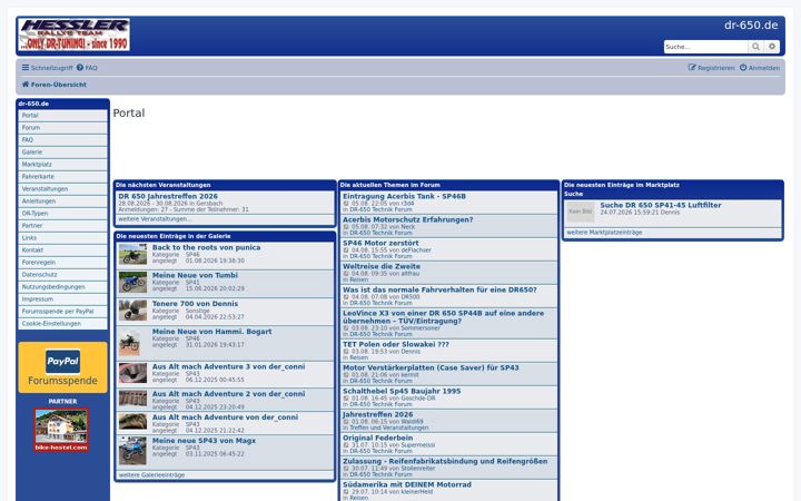 Screenshot of dr-650.de