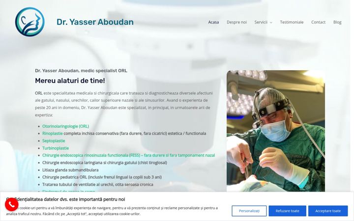 Screenshot of dr-aboudan.ro
