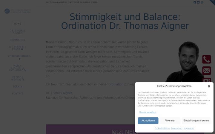 Screenshot of dr-aigner.com