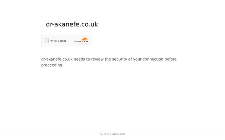 Screenshot of dr-akanefe.co.uk