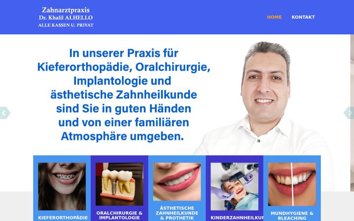 Snímek obrazovky dr-alhello.at
