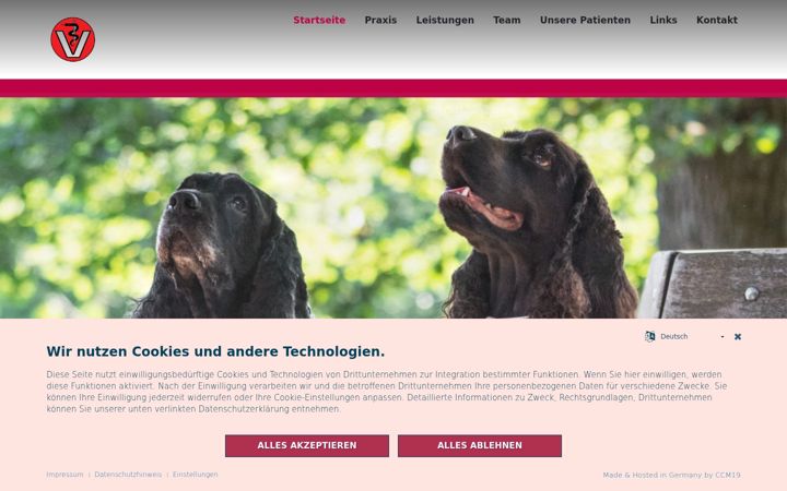 Snímek obrazovky dr-amrhein.de