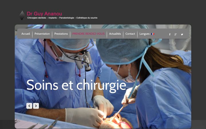 Screenshot of dr-ananou-antibes-dentiste.fr