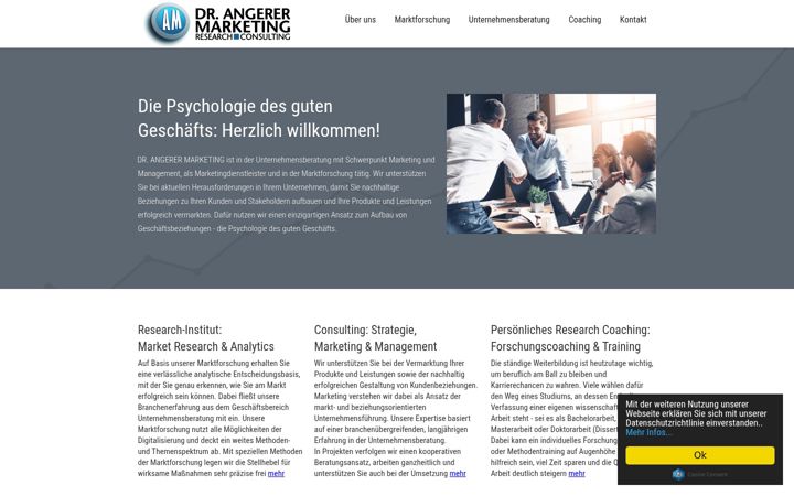Screenshot of dr-angerer.com