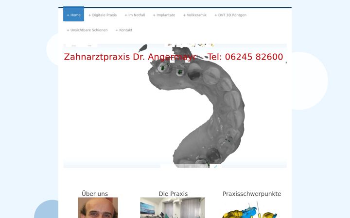Snímek obrazovky dr-angermayr.at
