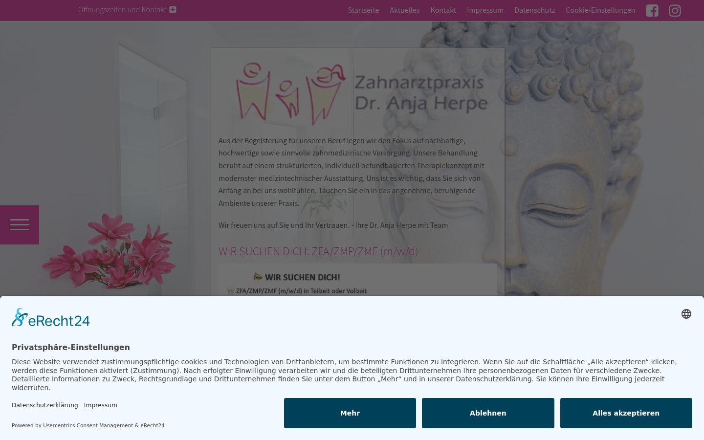 Snímek obrazovky baneru souhlasu zobrazeného před jakoukoli interakcí