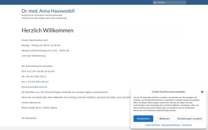 Snímek obrazovky dr-anna.de