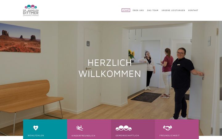Snímek obrazovky dr-annelen-dittmer.de