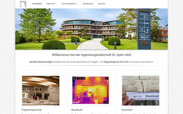 Snímek obrazovky dr-apitz.de