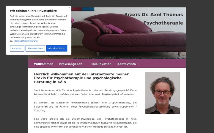 Snímek obrazovky dr-axel-thomas.de