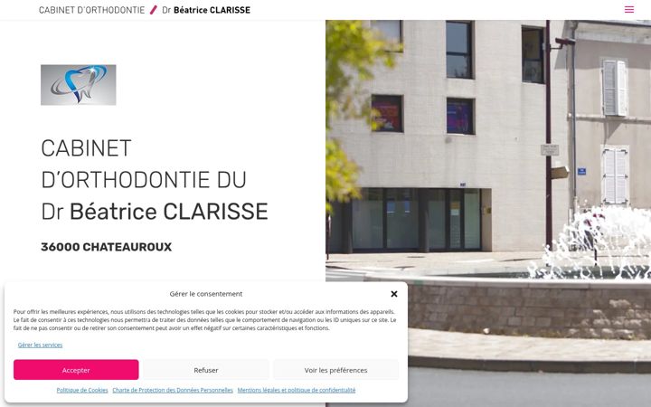 Captura de pantalla de dr-beatrice-clarisse.chirurgiens-dentistes.fr