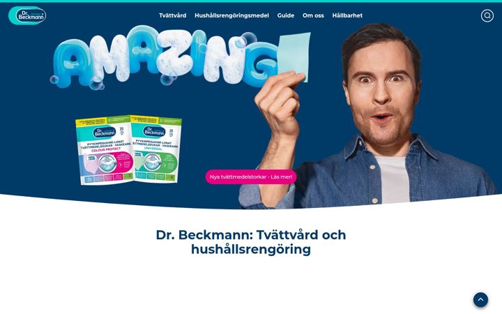 Captură de ecran a dr-beckmann.se