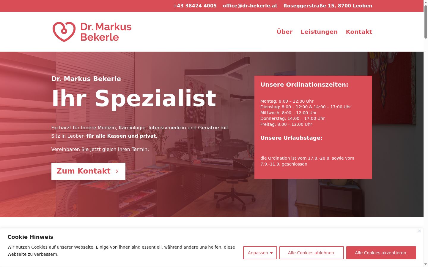 Screenshot tal-banner tal-kunsens muri qabel kwalunkwe interazzjoni