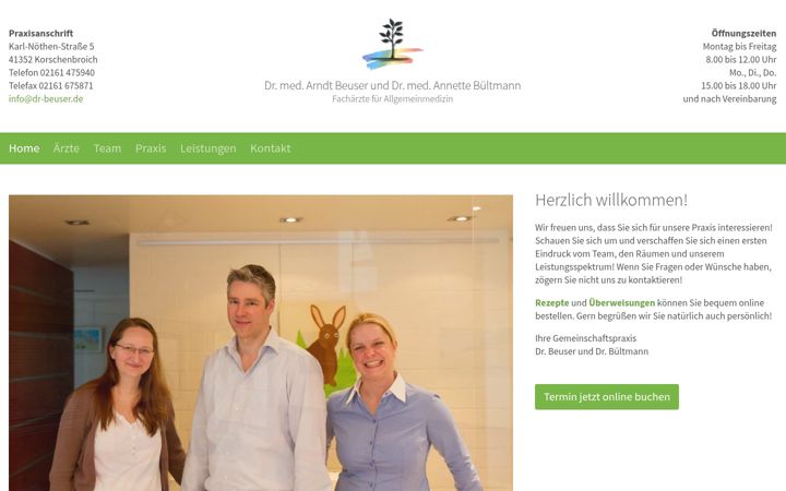 Screenshot ta' dr-beuser.de