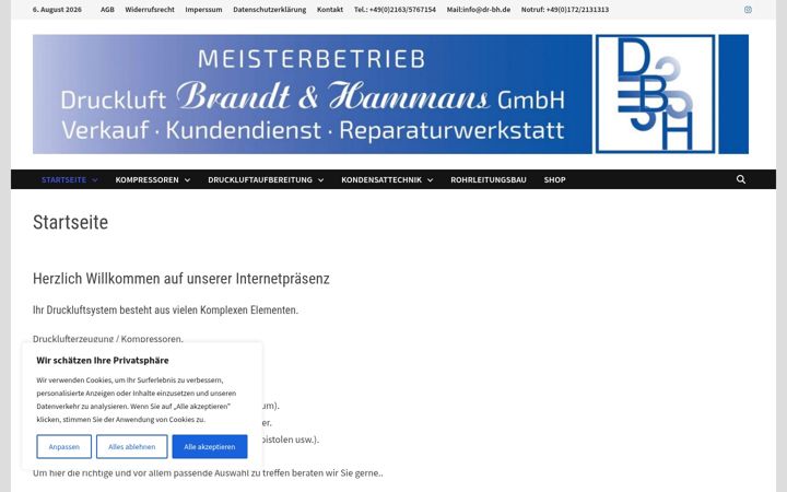 Snímek obrazovky dr-bh.de